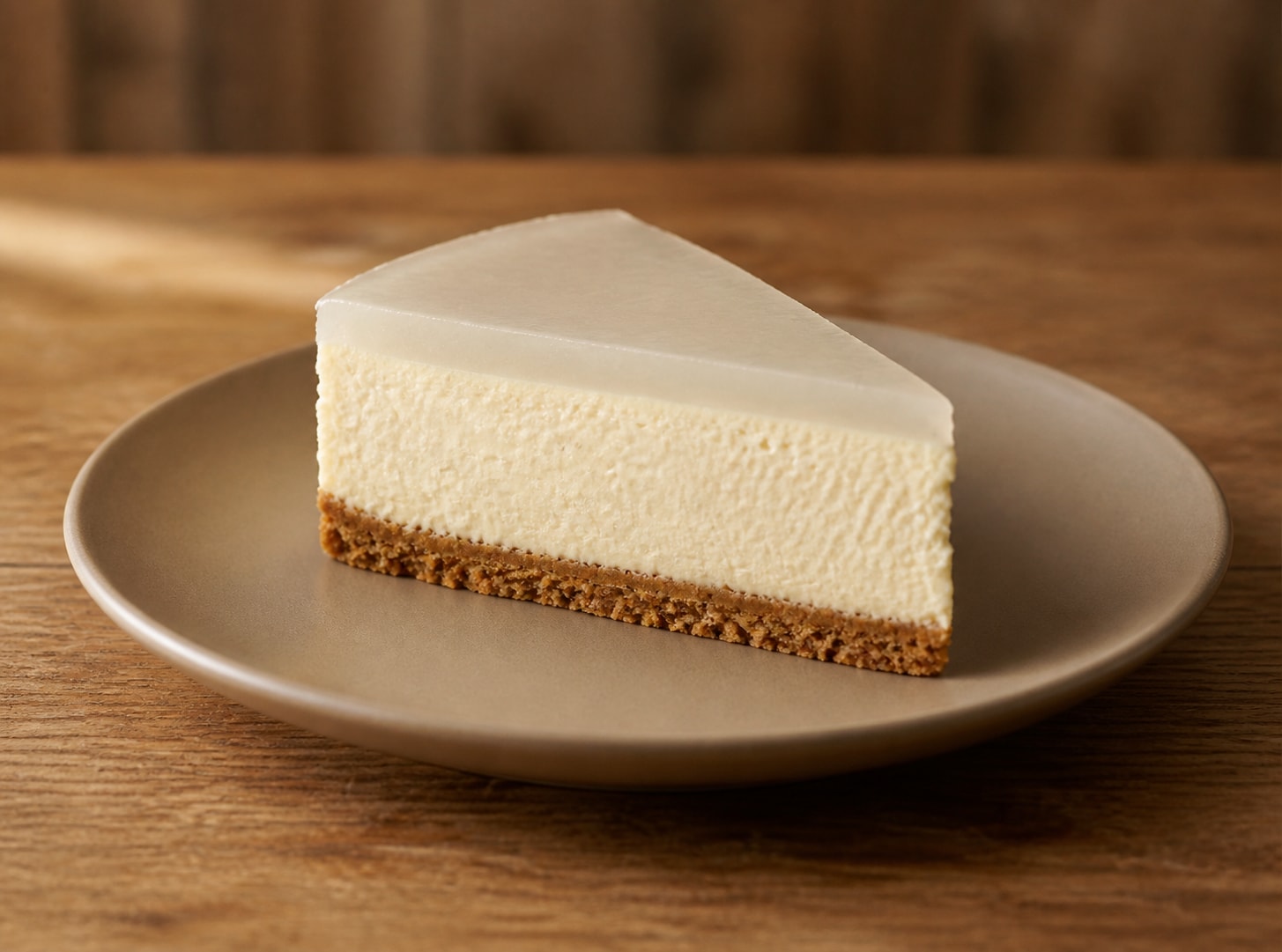 Soursop cheesecake — cross-section