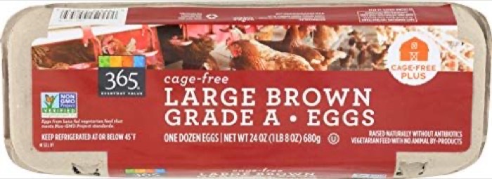 365 by Whole Foods Market Large Brown Grade A Eggs (12 count)